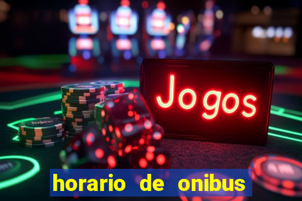 horario de onibus santos dumont x juiz de fora